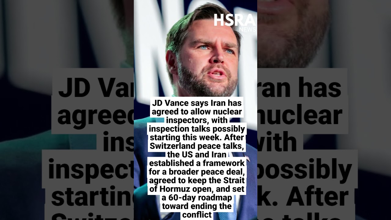 JD Vance Announces Iran Nuclear Inspection Deal | Iran Agrees To Inspectors #shorts #breakingnews