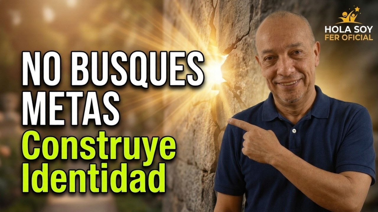 No busques cumplir METAS: CONSTRUYE una IDENTIDAD SUPERIOR.