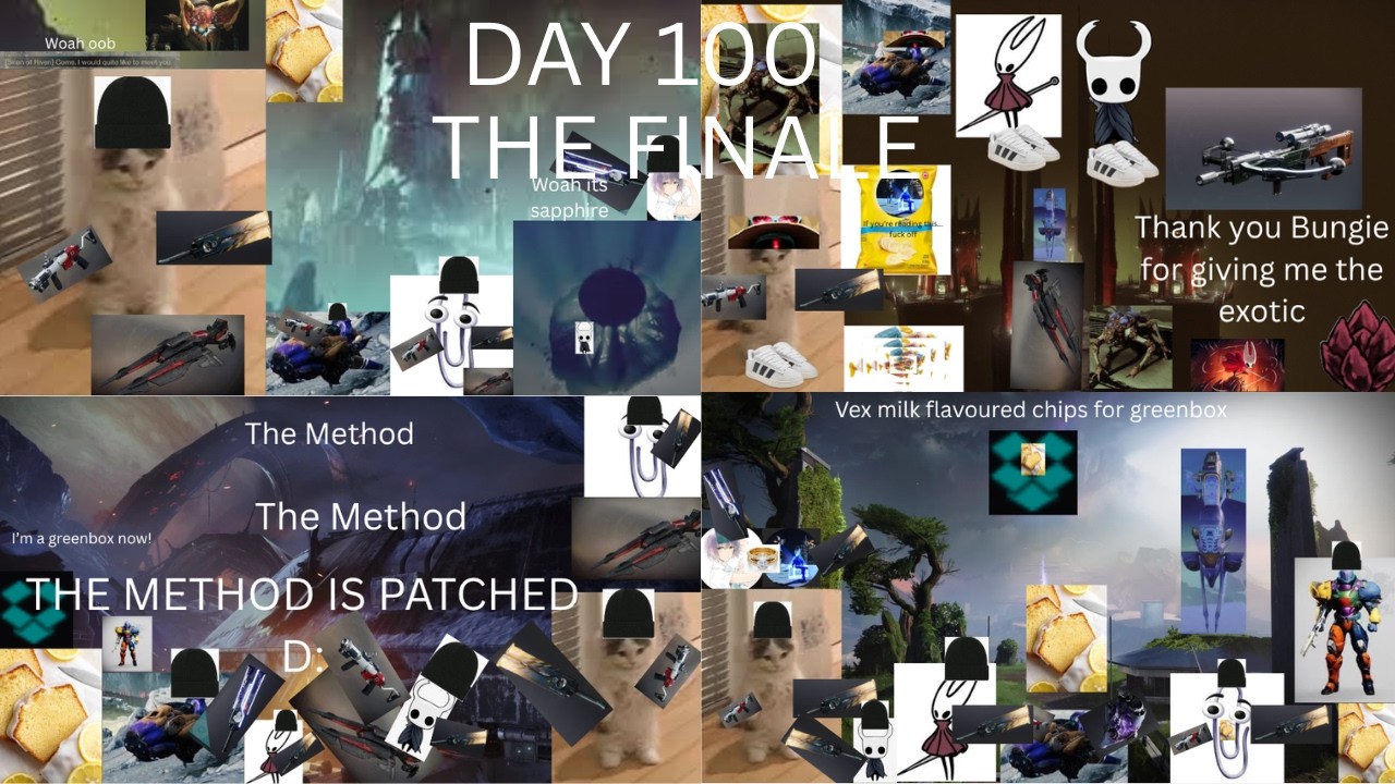 Oobing Destiny 2 until I get a girlfriend: Day 100