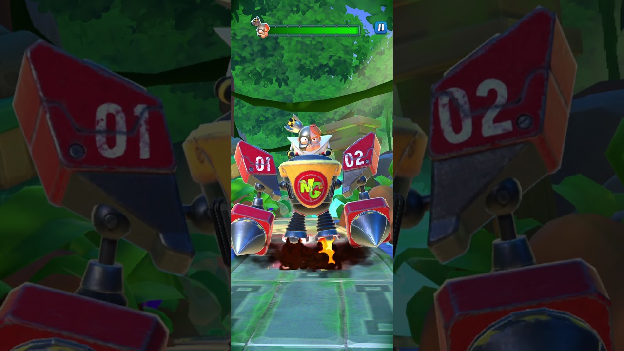 Crash On The Run - Level 180 Power Gem - Nitro Dr N Gin - Defeated - New Upstream Level