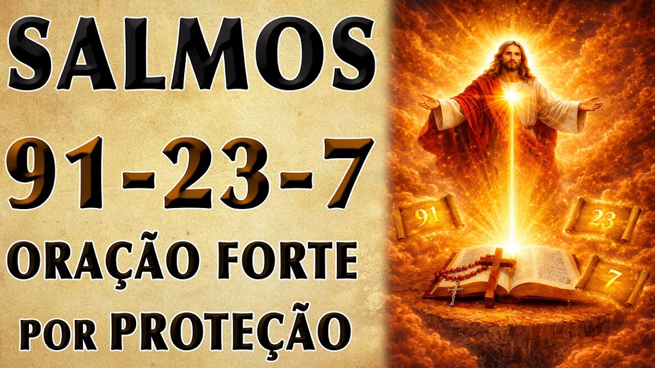 ORAÇÃO POR PROTEÇÃO (SALMO 91, SALMO 23 E SALMO 7) 3 SALMOS MAIS PODEROSOS DA BÍBLIA