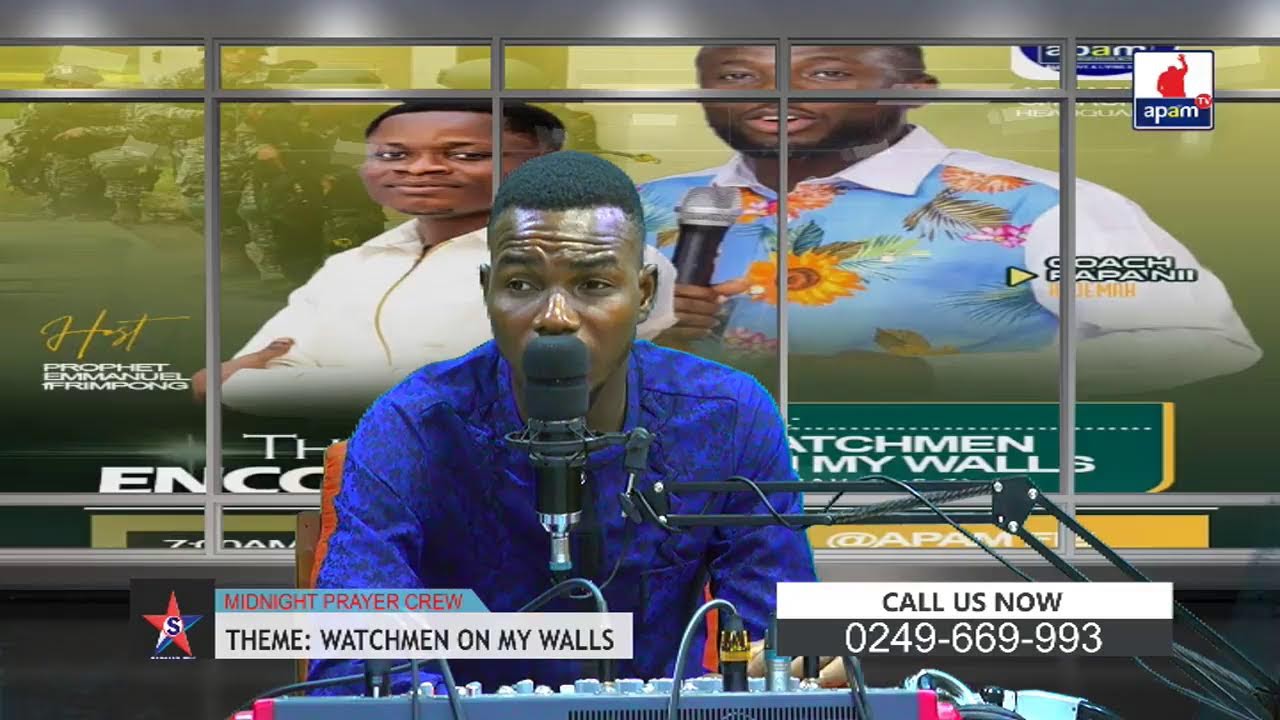 #midnightprayerhour    THEME: WATCHMEN ON MY WALLS