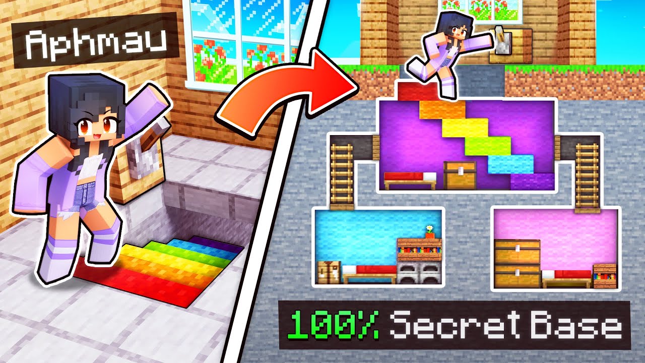 100% SECRET Path To My INVISIBLE Minecraft Base!