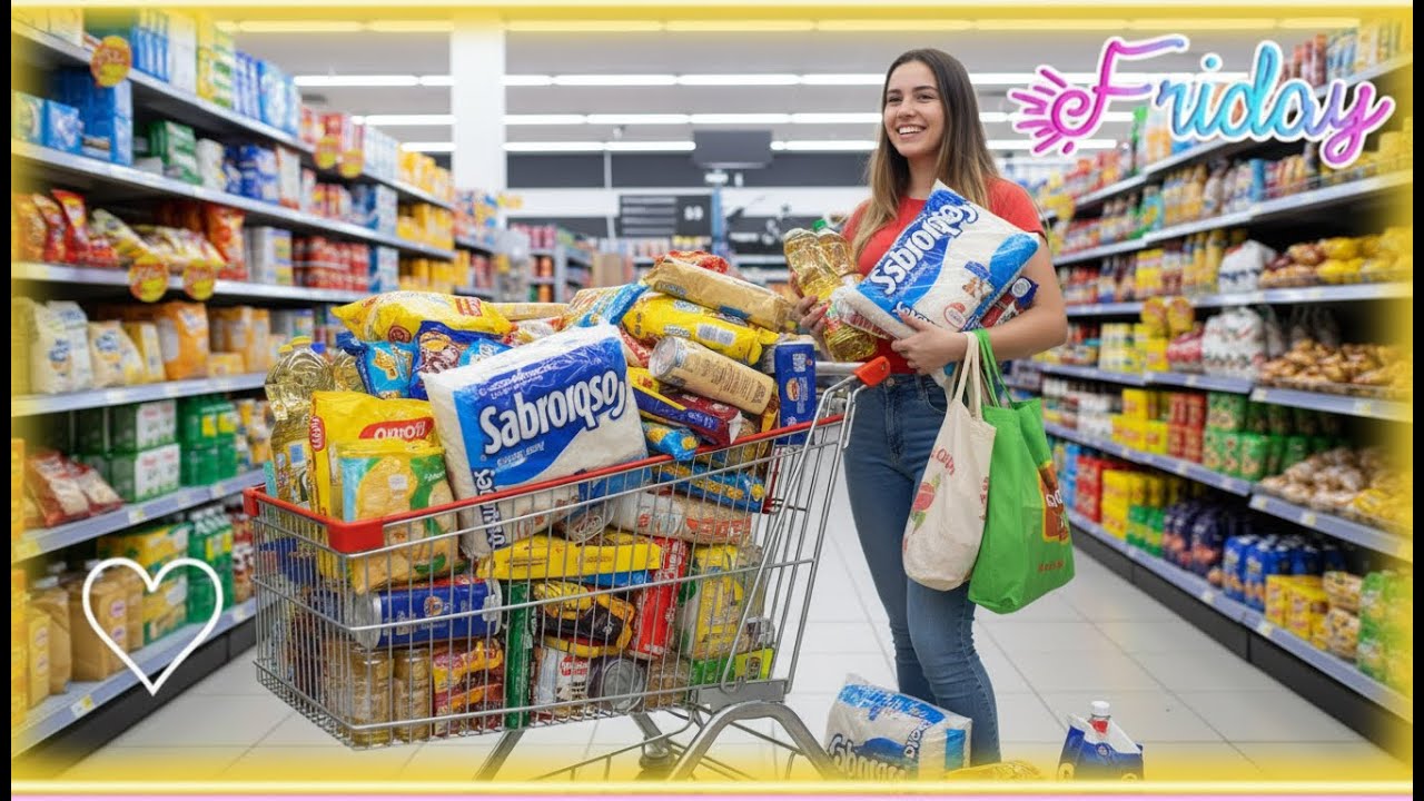 🛍️😄 Заехала сегодня в супермаркет за покупками