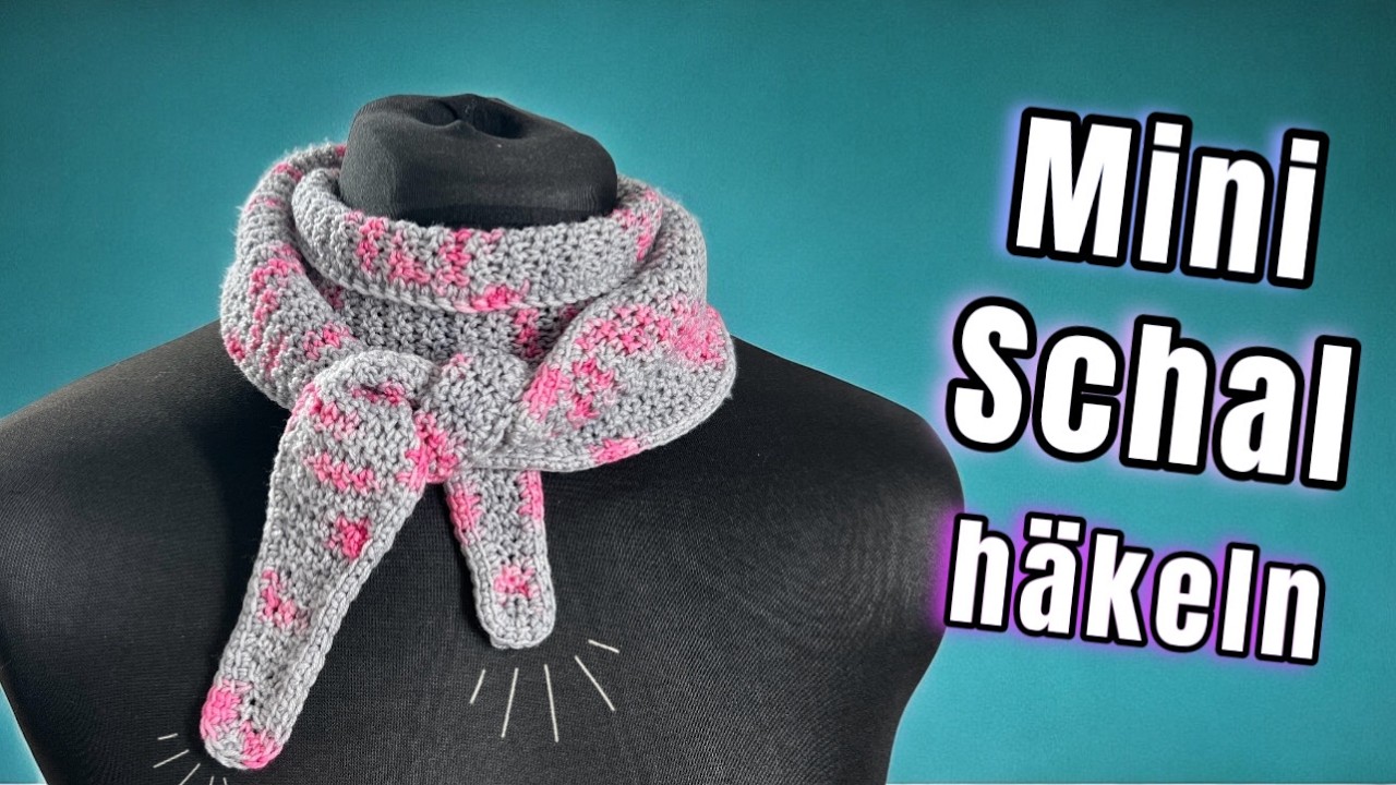 Von Spitze zu Spitze: Minischal mit I-Cord h&auml;keln | Anf&auml;nger | Anpassbar