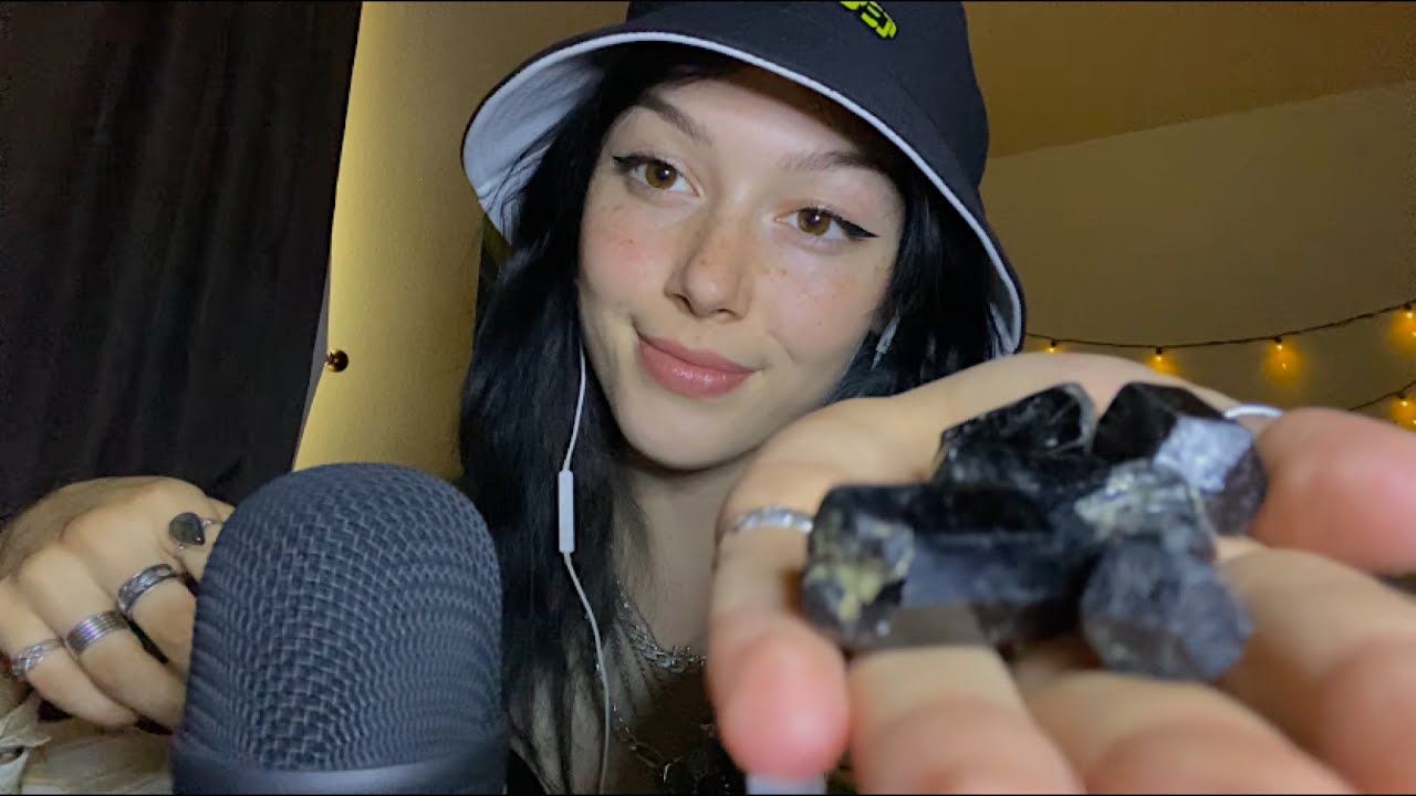 ASMR | caring for you ~ personal attention, crystal collection, incense cleansing 😴🌙💗