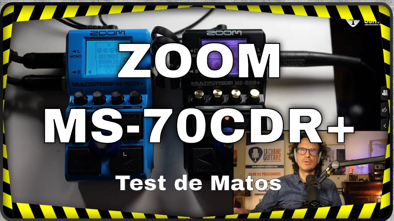 Zoom MS-70CDR+ - Des r&eacute;verbs, des modulations et des d&eacute;lais en st&eacute;r&eacute;o de fou (version int&eacute;grale)
