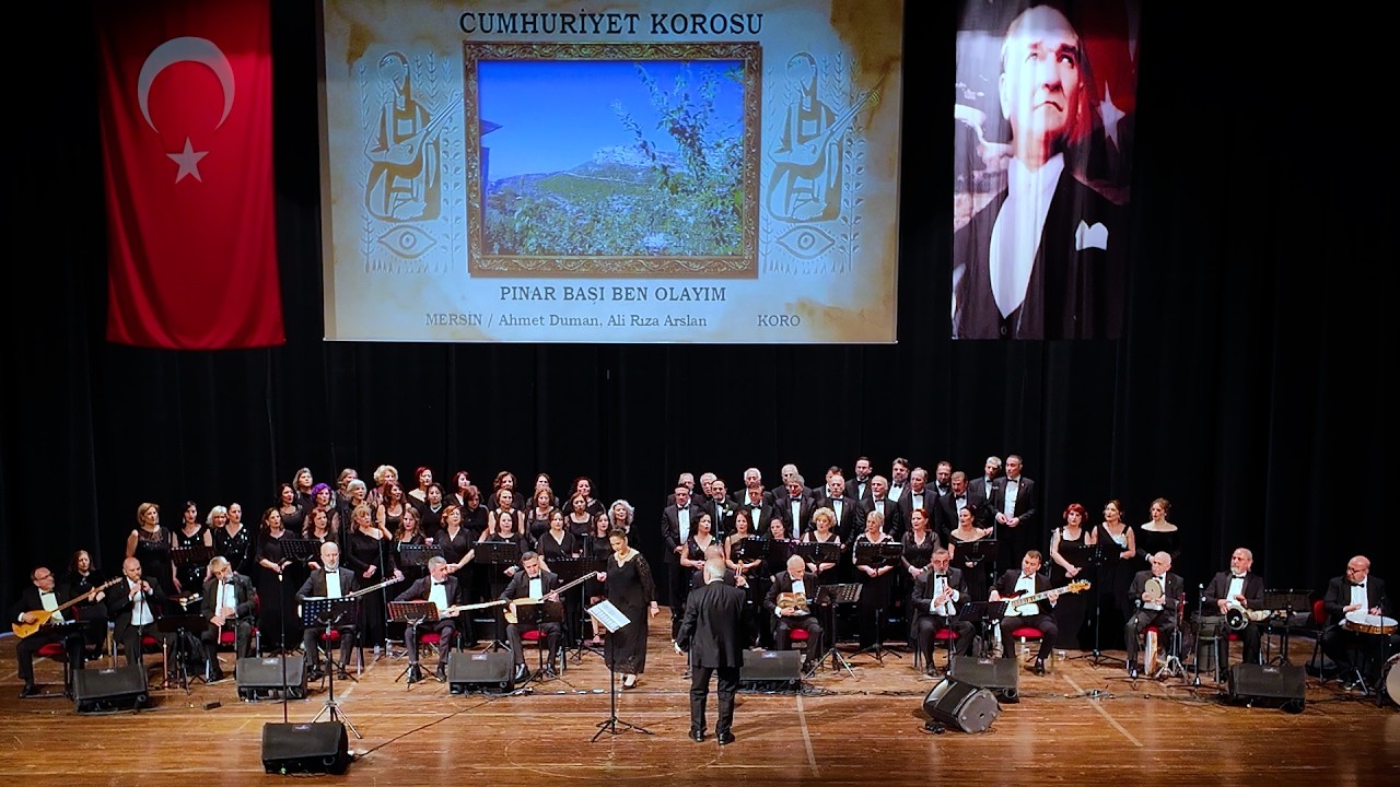 CUMHURİYET KOROSU  -  PINAR BAŞI BEN OLAYIM -  KORO