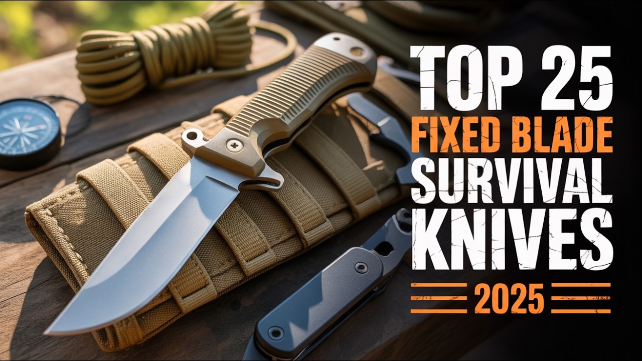Top 25 Best Fixed Blade Survival Knives on Amazon