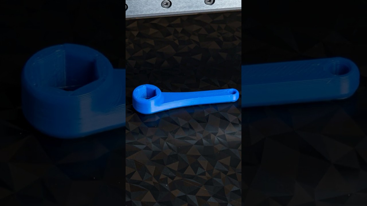 🔧 3D Printed 10mm Mini Wrench Keychain  Free STL File
