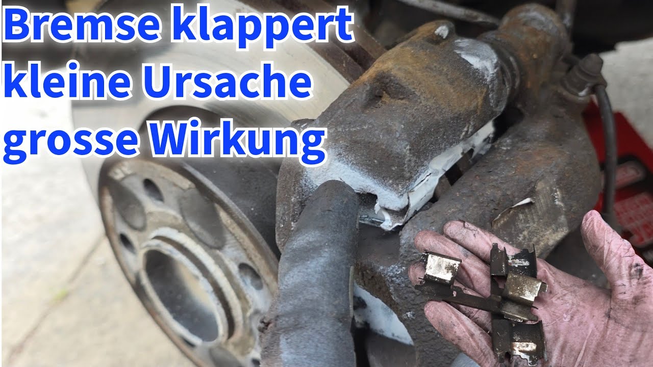 Bremse quietscht und klappert - macht Geräusche | Mercedes Vito W639 | Kleine Ursache, große Wirkung