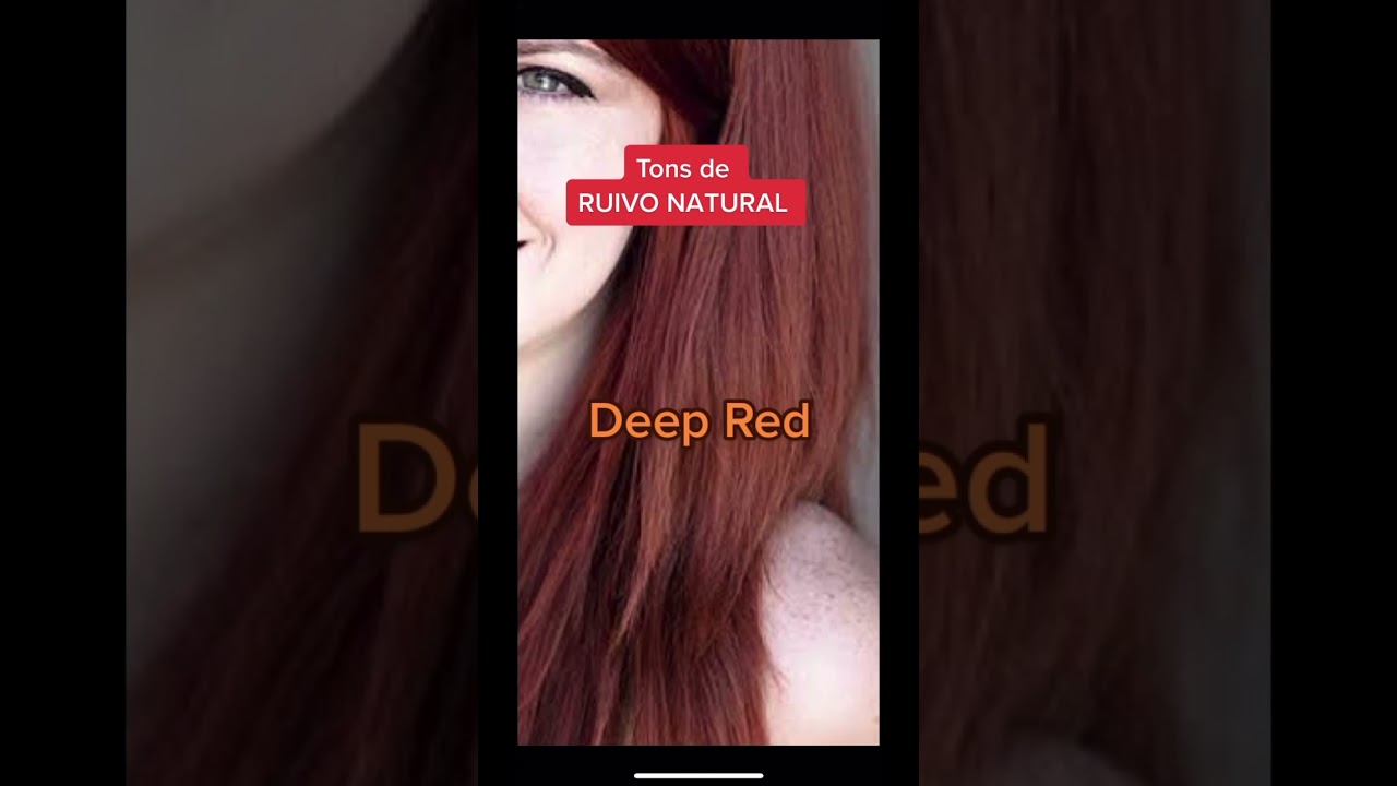 Tons de ruivo natural! Qual o seu? 