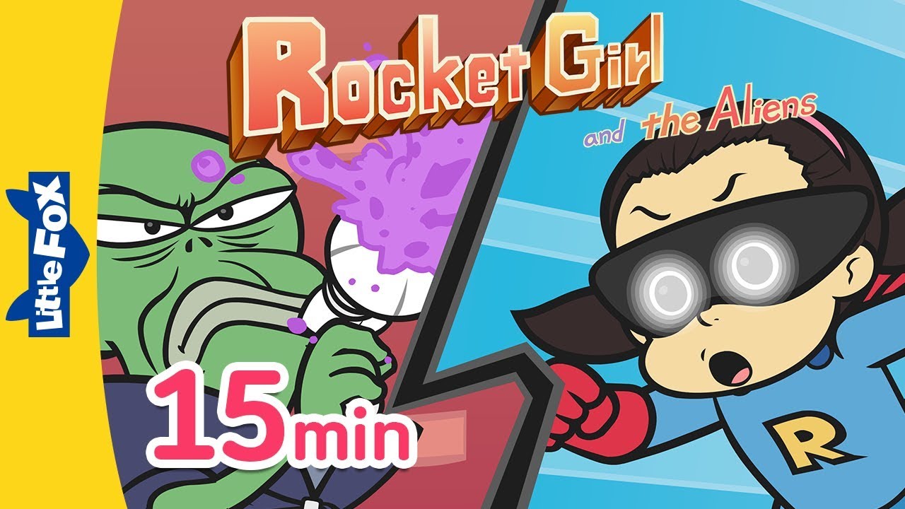 Rocket Girl & the Aliens 1-4 | Superheros | Little Fox | Animated Stories