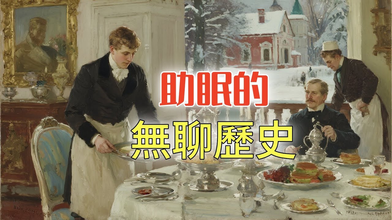 19 世紀的俄羅斯莊園男僕，如何在暴風雪下做出一桌豐盛的晚宴丨助眠的無聊歷史