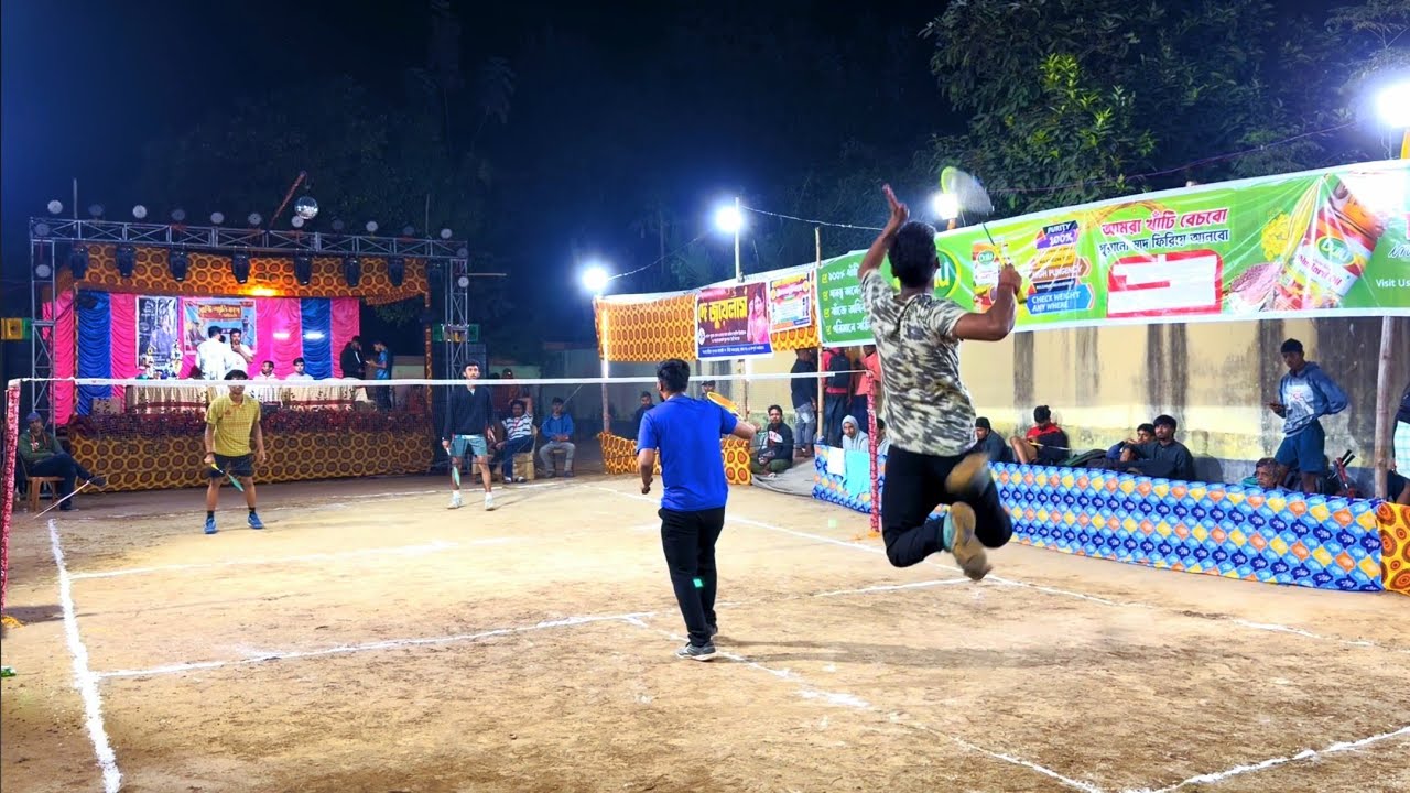 Outdoor Badminton Tournament RITAM VS LOCAL TEAM 2ND SET #badmintonhighlights #badminton #yonex #bwf