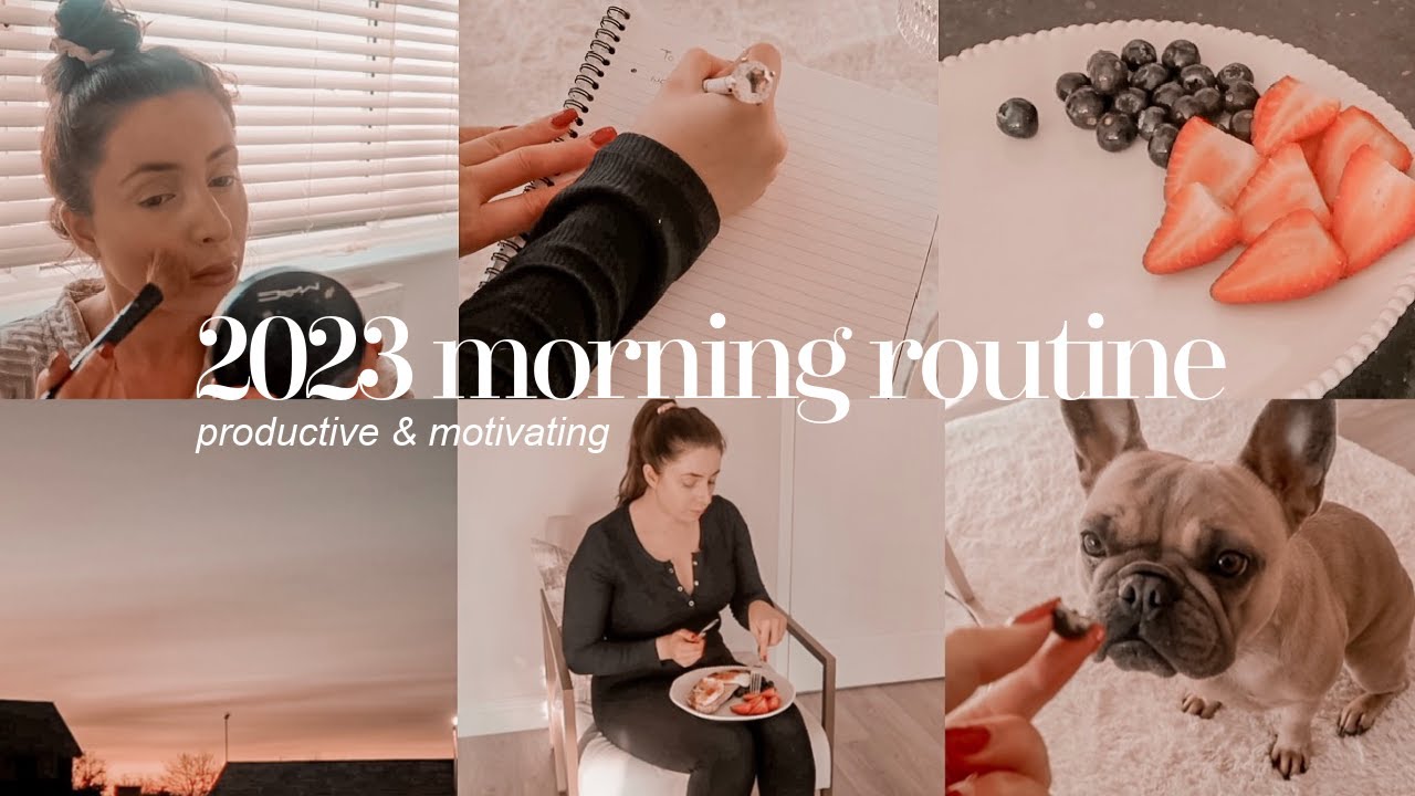 NEW YEAR MORNING ROUTINE 2023 | reset your mindset, be productive & achieve your goals!