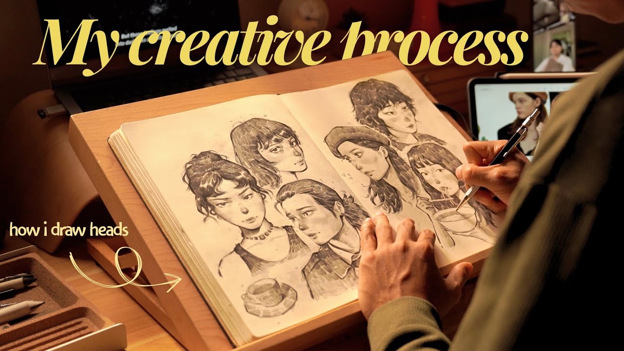 Как я рисую головы / медленный прогресс