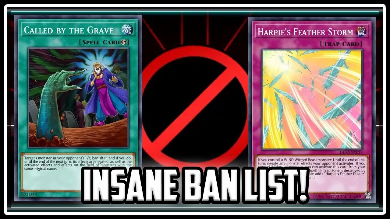 ABSOLUTELY INSANE Ban List in the OCG!