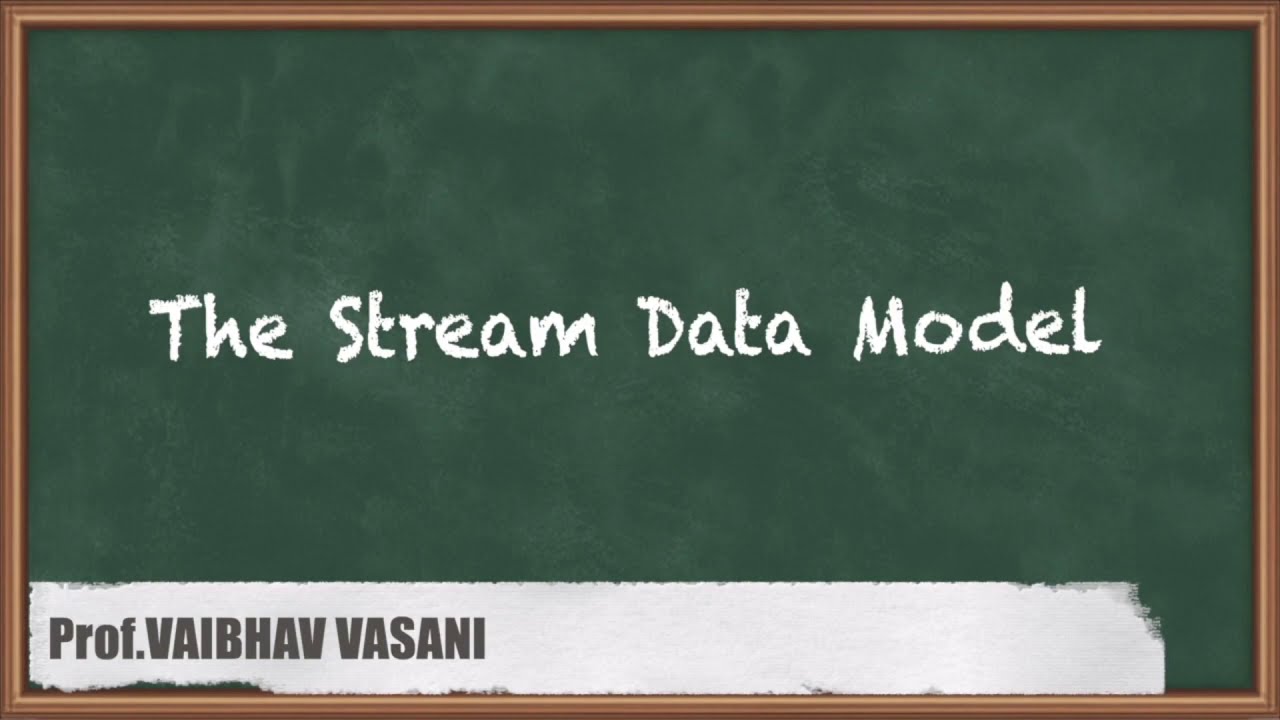 The Stream Data Model - Mining Data Stream - Big Data Analytics