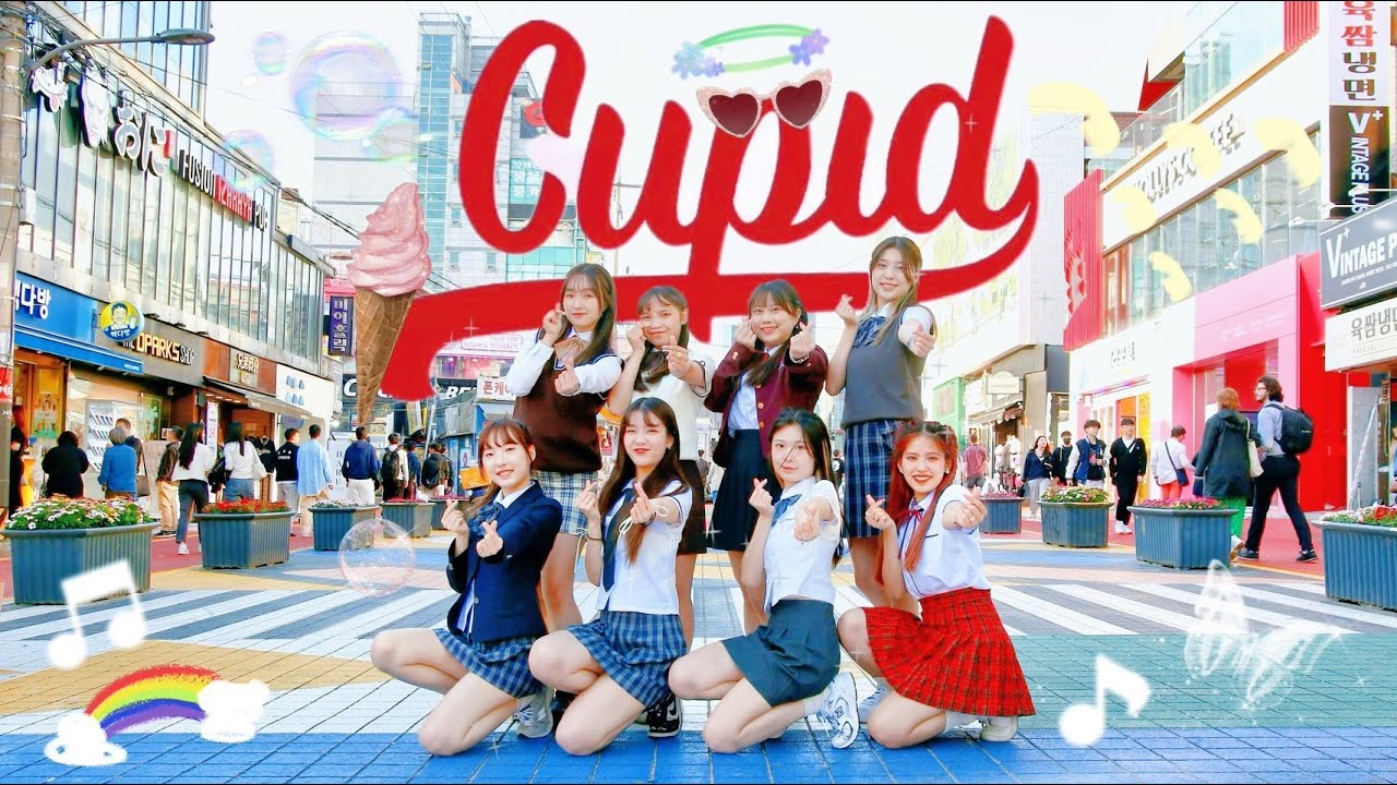 [KPOP IN SEOUL 홍대] FIFTY FIFTY - ‘CUPID’ Dance Cover By Peachü From Taiwan Feat.@KEYMEintoyou1212