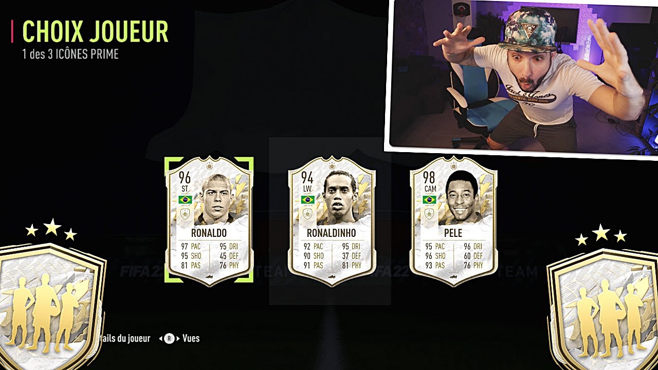 J'OUVRE X10 CHOIX JOUEUR ICONE PRIME ( c'est une dinguerie ) ! FIFA 22