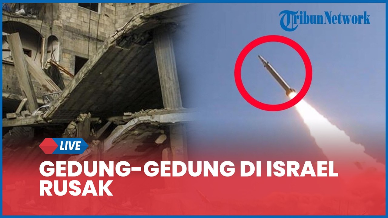 Dihujani Rudal Iran dan Hizbullah, Gedung-gedung di Israel Rusak seusai Pertahanan Gagal Mencegat