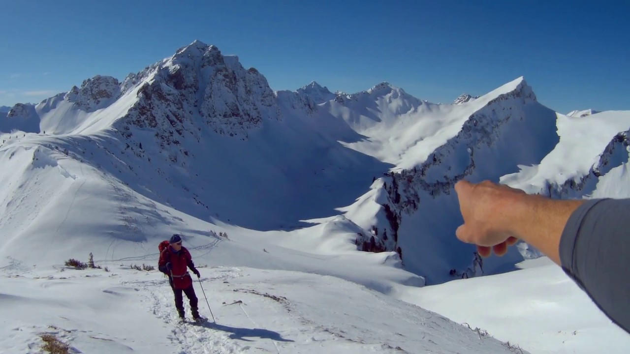 Landsberger Hütte Winterraum. EineAlpine Schneeschuhwanderung
