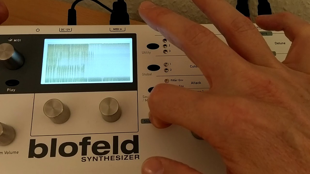 Waldorf Blofeld storing in Multi Mode