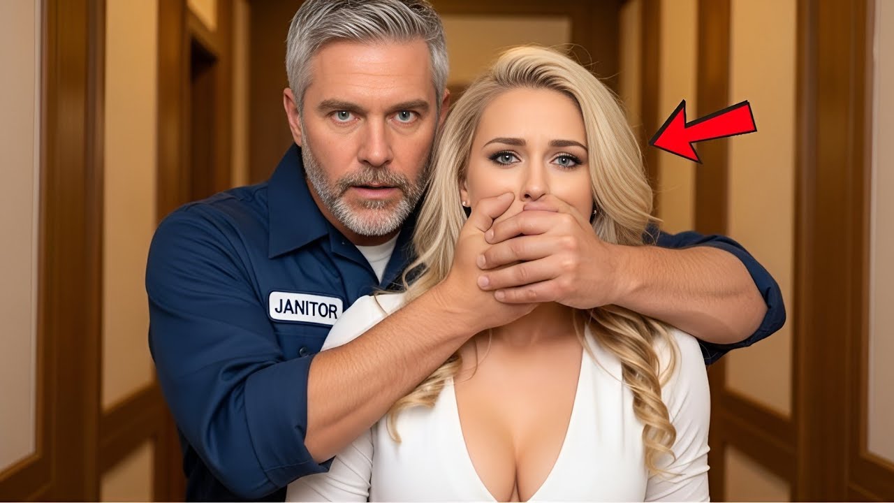 A Single Dad Janitor Covered the CEO’s Mouth and Whispered ‘Don’t Go Inside’—The Reason Was Heart...