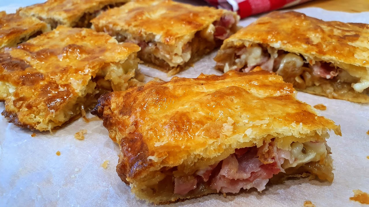 TODOS TE PEDIRÁN MÁS Y MÁS 😍 Pastel de cebolla caramelizada y queso de cabra !!!