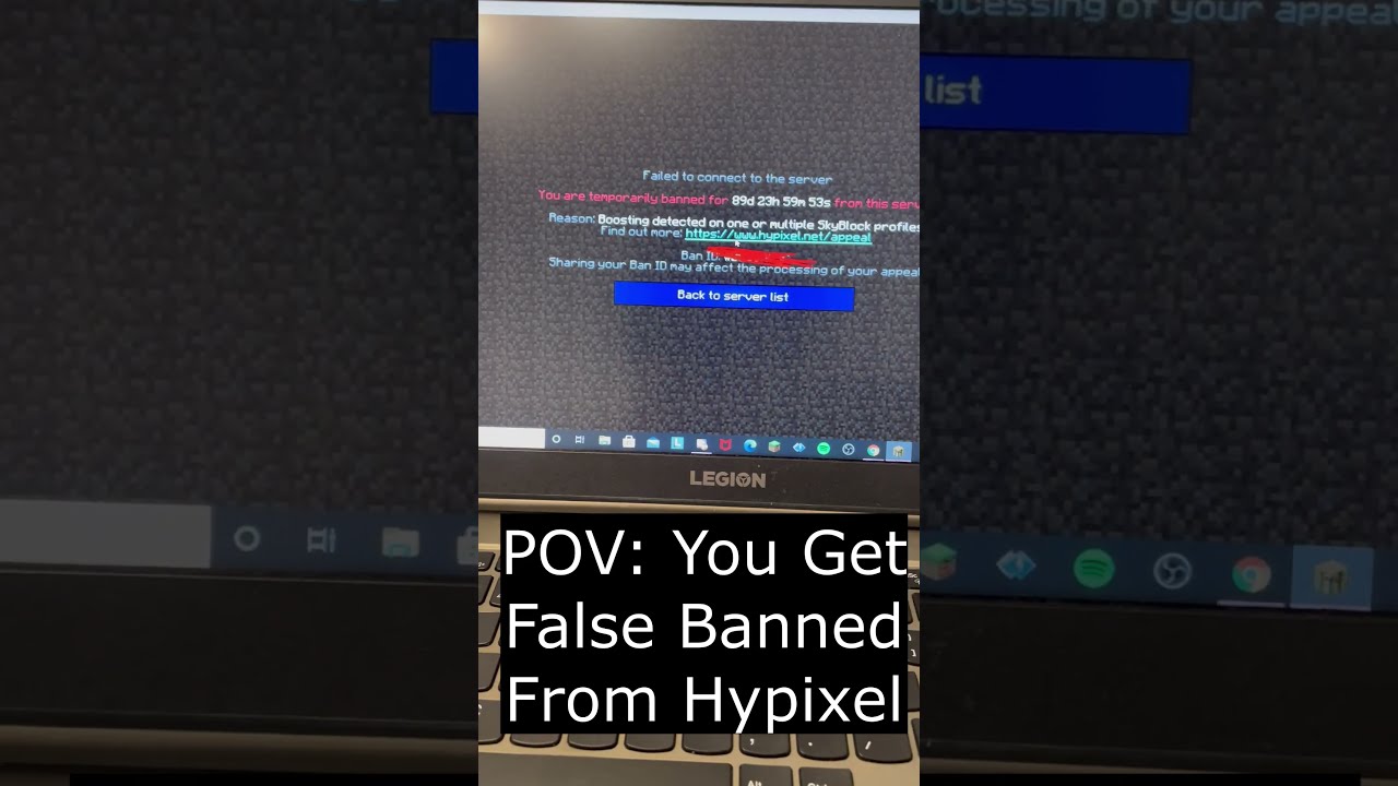 POV: You Get Banned From Hypixel