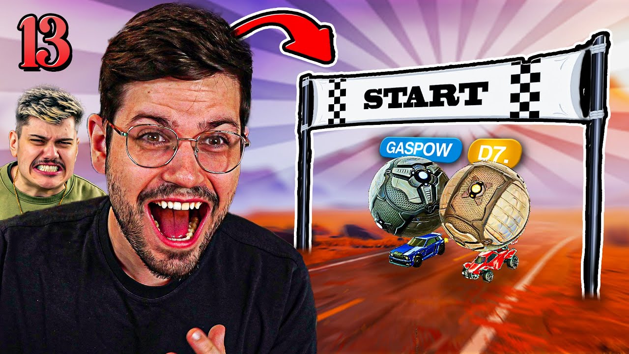 ON S'EST AFFRONT&Eacute; DANS UNE COURSE DE DRIBBLING CHALLENGE (ROCKET LEAGUE)