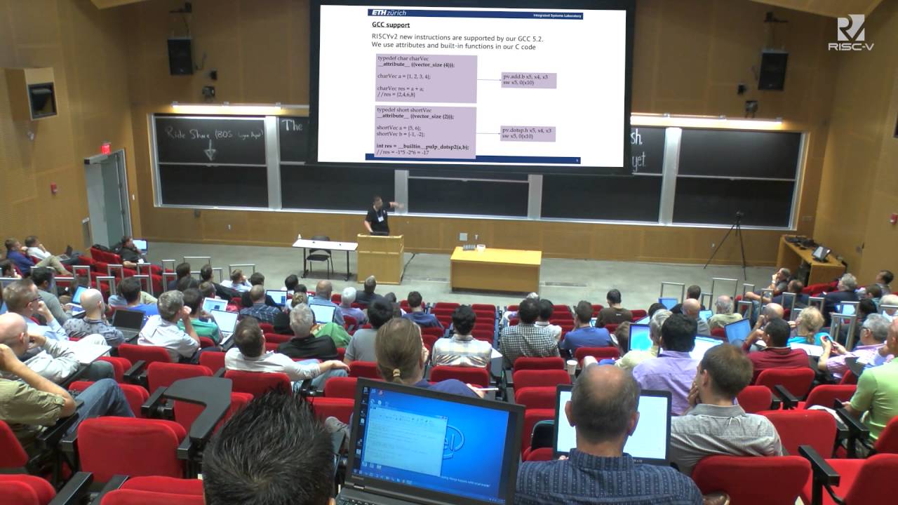Wednesday @ 1000   DSP ISA Extensions for an Open Source RISC V Implementation   Pasquale Davide Sch