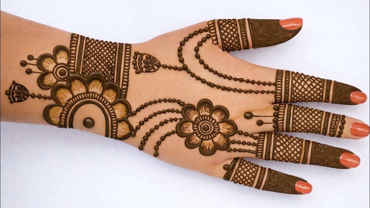 Easy stylish back hand mehndi design 2026 special 