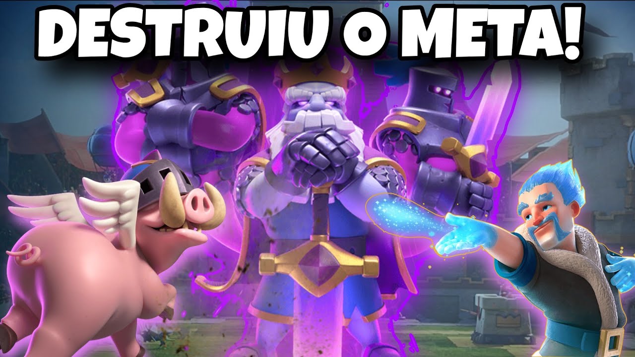 😈DESTRUÍ A *ÚLTIMA ARENA* COM ESSE DECK NO CLASH ROYALE!