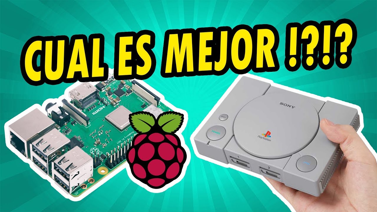 PS1 MINI vs RASPBERRY PI vs ORIGINALES