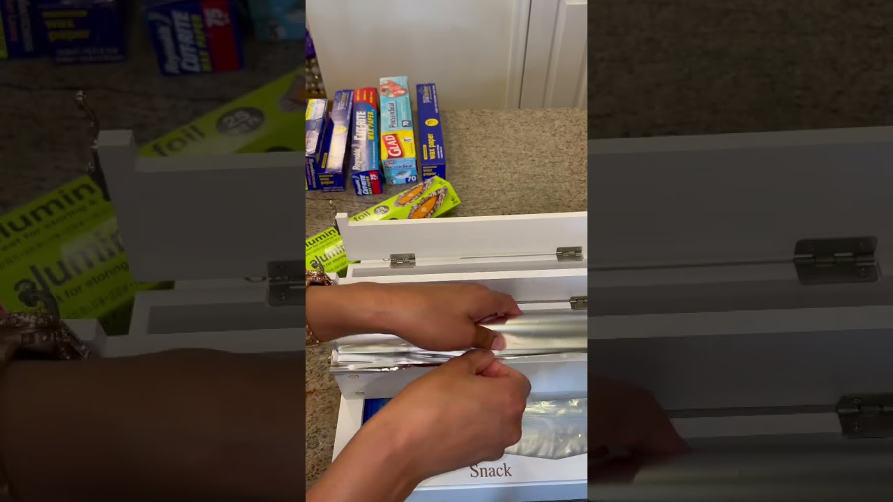 Organize with me! | Ziplock Bag Storage Organizer | Gabrielle Ishell Home 