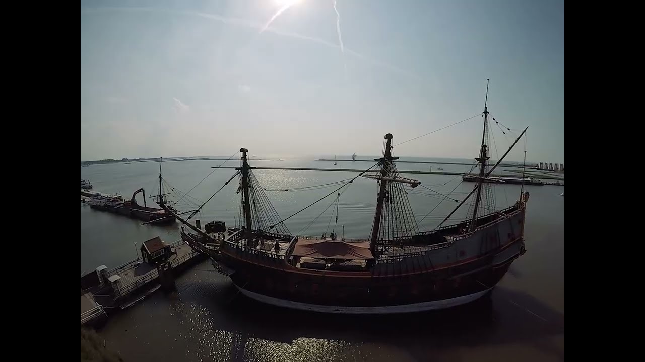 🎬 VOC Ship Batavia & Shipyard, Batavia Stad Lelystad | GoPro Karma Drone + Hero6 Full HD 1440p60 POV