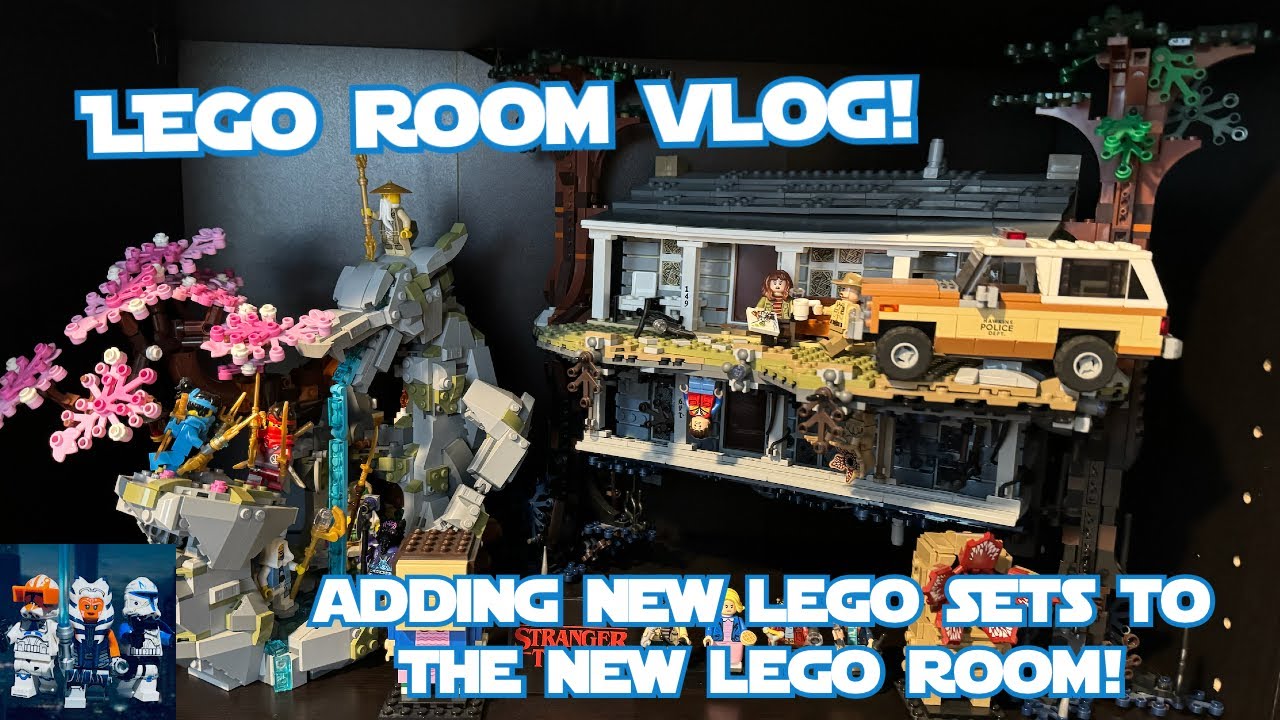 LEGO Room Vlog! Adding More Sets to the NEW LEGO Room and more!