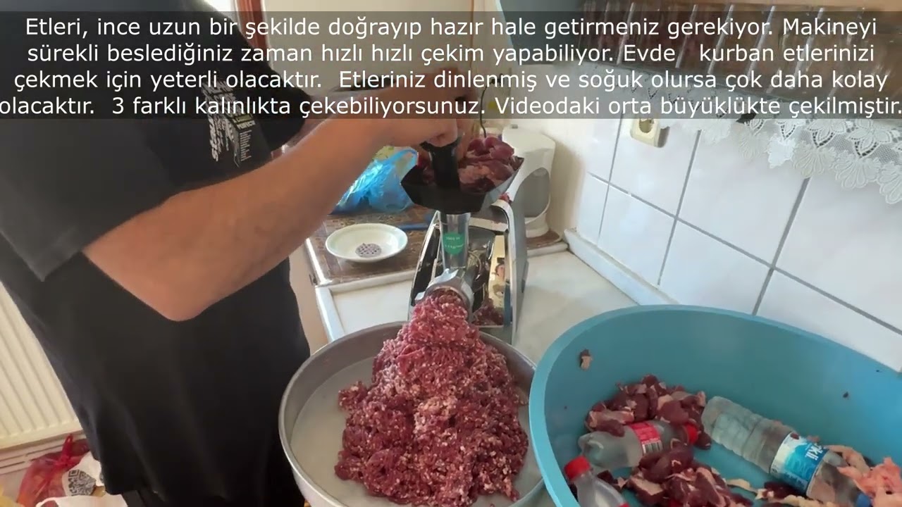 Bosch MFW67440 Kıyma Makinesi Kıyma Çekimi Testi