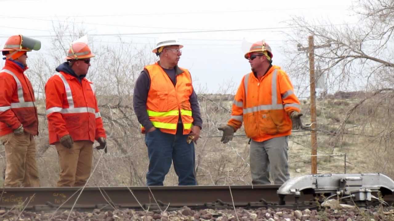 BNSF Railroad Track Maintenance Crew ~ Kingman AZ