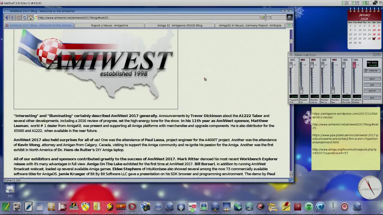 AMIcast - Special Episode 6 - AmiWest & Amiga32 - 2017