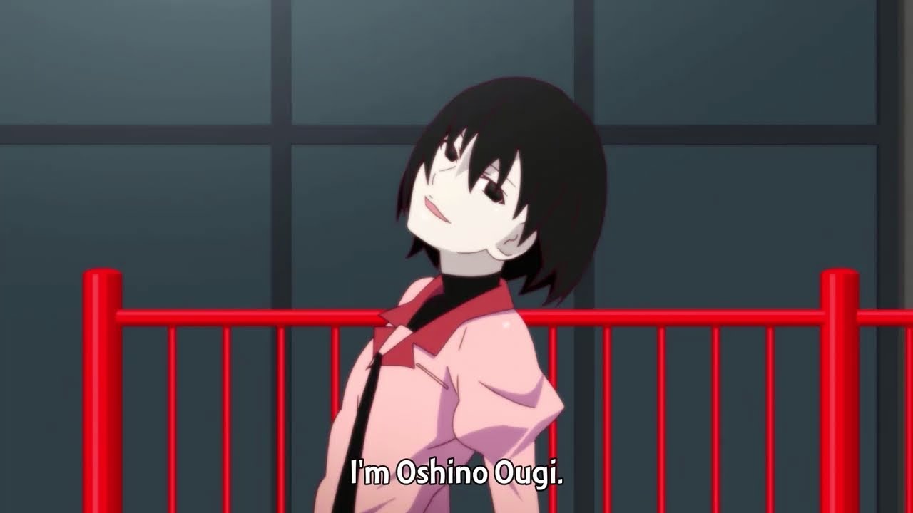 First Time Nadeko Meet With Oshino Ougi