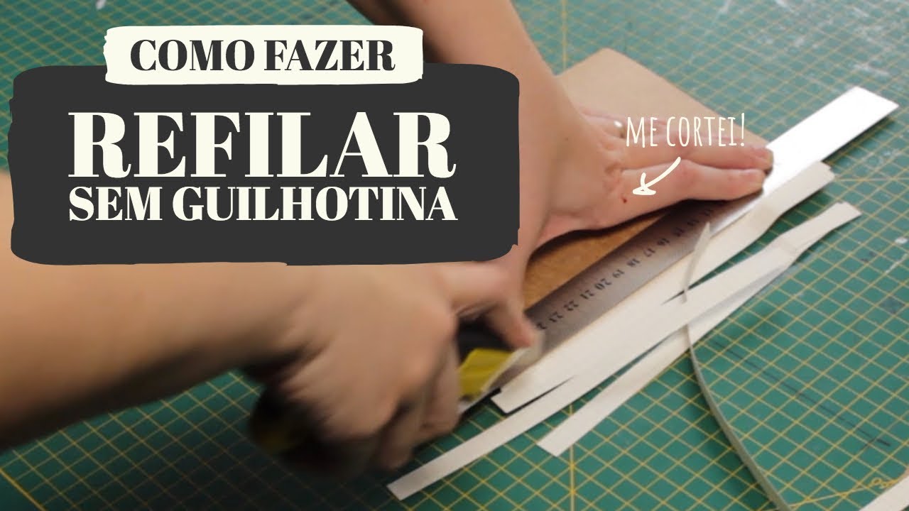 Como refilar um caderno sem Guilhotina - 7 Dicas - Dani Barbara