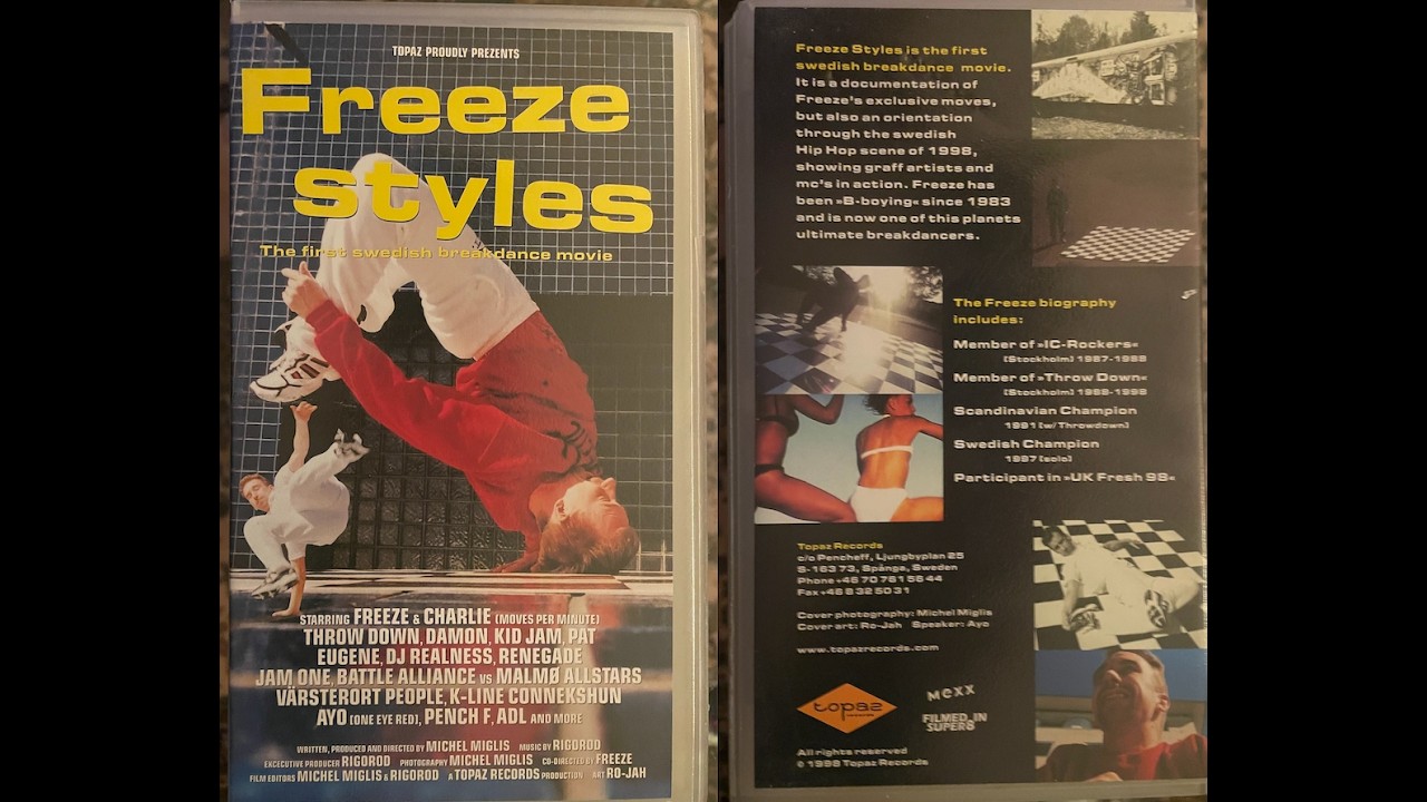 Freeze Styles IC-Rockers / Throw Down (breaking, graffiti, rap Stockholm)