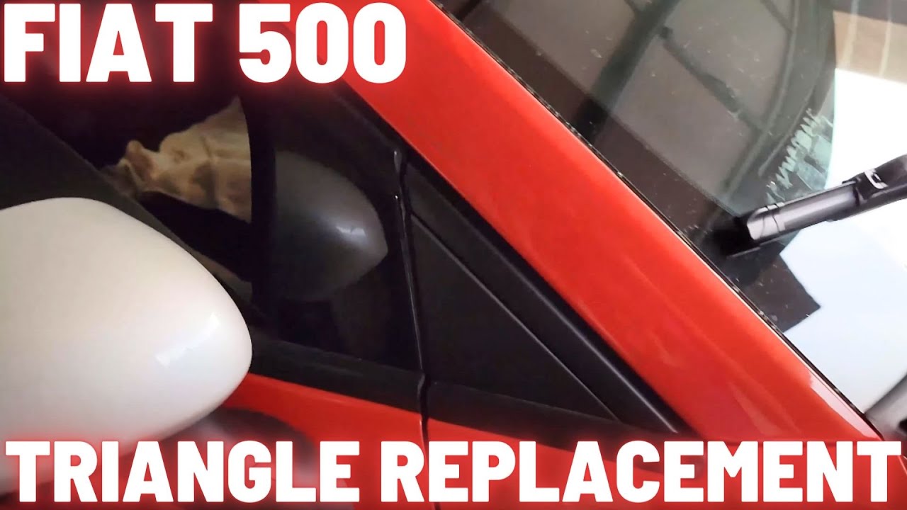 Fiat 500 and 500e - Mirror Triangle Replacement - Easy - Within Minutes