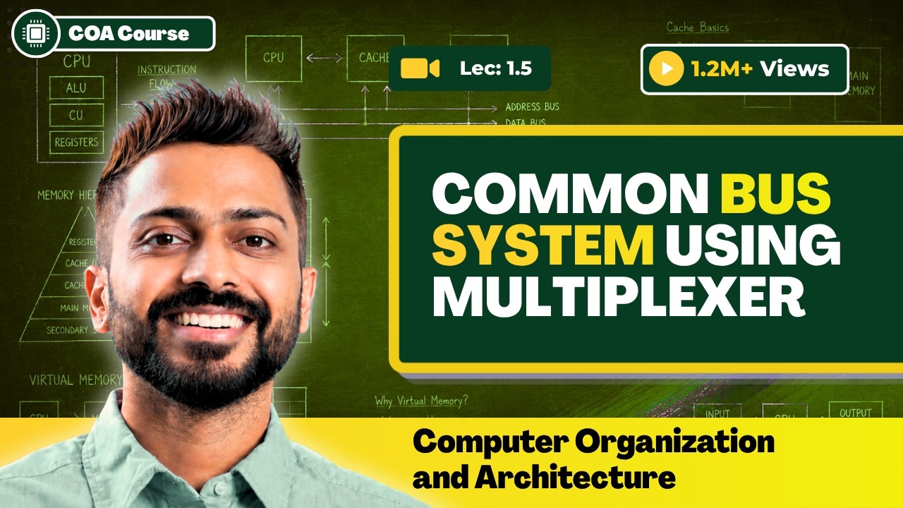 L-1.5: Common bus system using multiplexer | Computer organization and Architecture