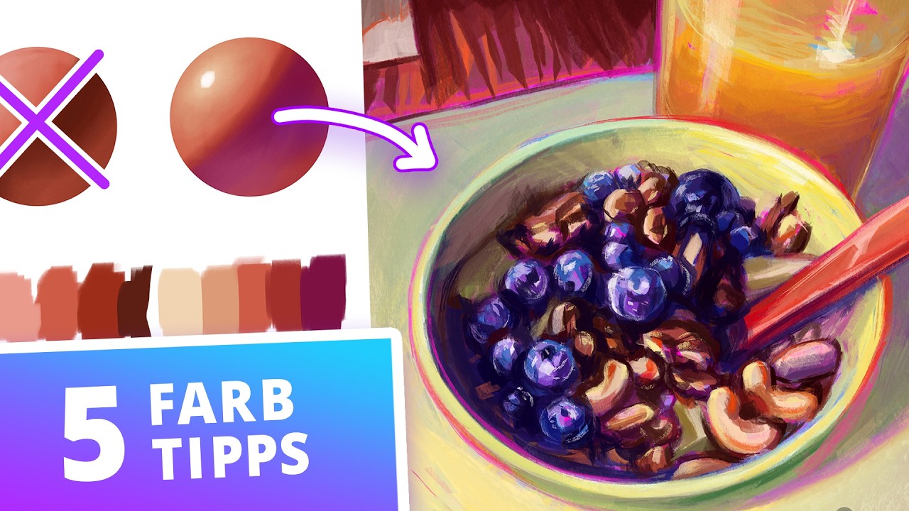 5 Tipps für bessere Farben | Digital malen in Procreate