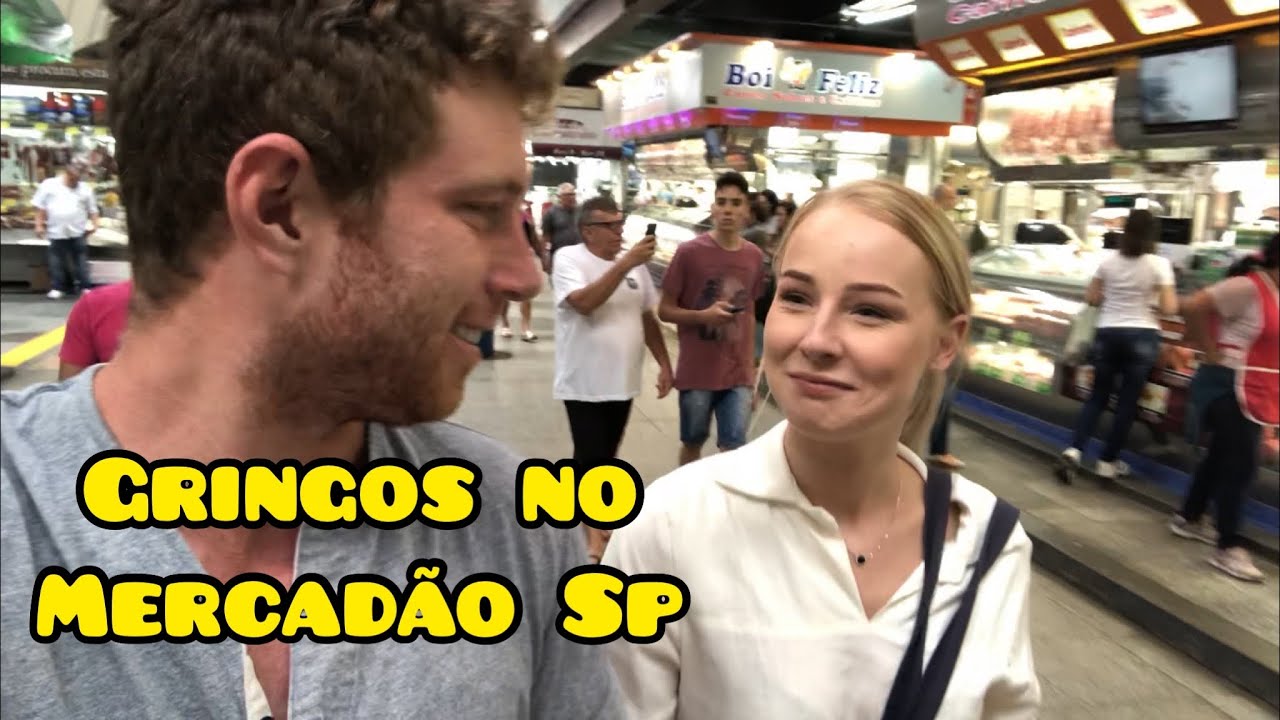 Levei GRINGA NIENKE e Pai dela para o MERCADÃO  | Centro de São Paulo