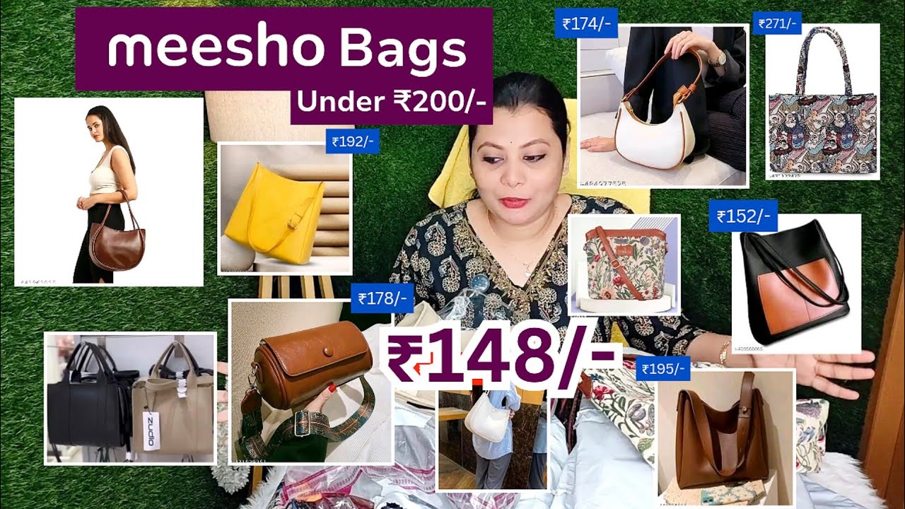 MEESHO BAGS HAUL Best Bags Starts Under ₹150 |  Trendy Sling Bags, Purse & More